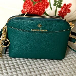 Nanette Lepore Green with gold accents purse. 👜
